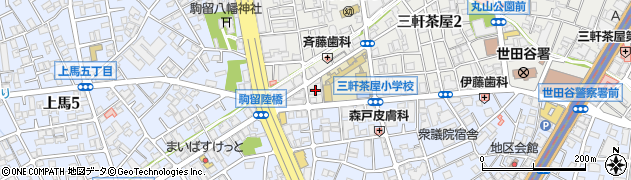 東京都世田谷区三軒茶屋2丁目44周辺の地図
