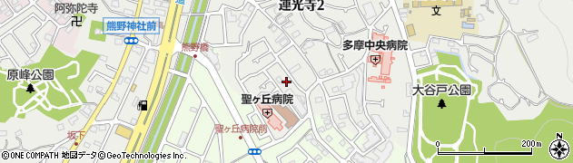 東京都多摩市連光寺2丁目68-21周辺の地図