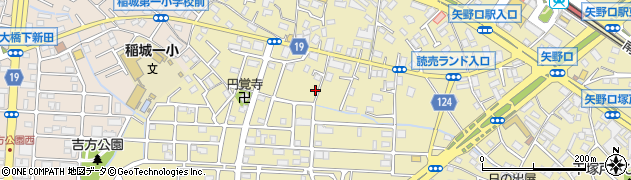 東京都稲城市矢野口1132周辺の地図
