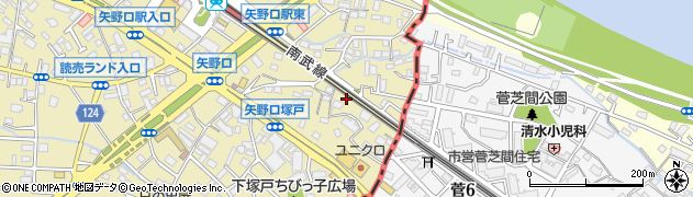 東京都稲城市矢野口469周辺の地図
