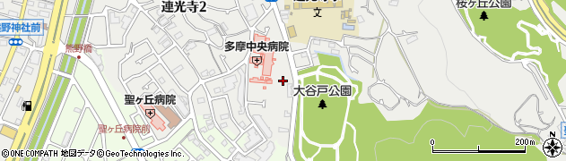 東京都多摩市連光寺2丁目61周辺の地図