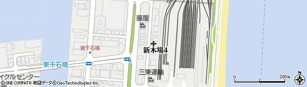 東京都江東区新木場4丁目5周辺の地図