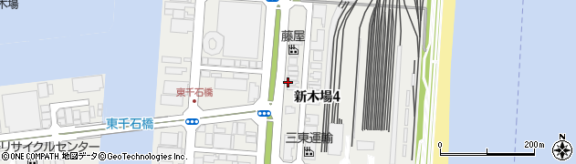 東京都江東区新木場4丁目6周辺の地図