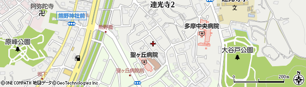 東京都多摩市連光寺2丁目68-19周辺の地図