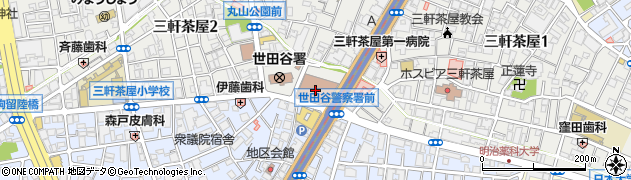 ゆうちょ銀行世田谷店周辺の地図