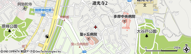 東京都多摩市連光寺2丁目68-20周辺の地図
