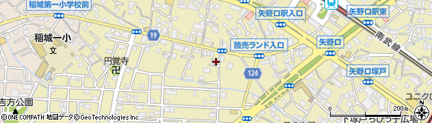 東京都稲城市矢野口1195周辺の地図