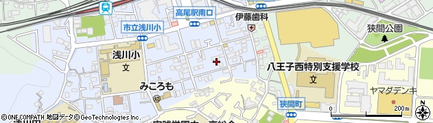 東京都八王子市初沢町1293-17周辺の地図