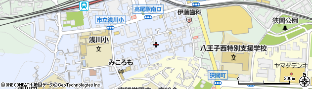東京都八王子市初沢町1294-5周辺の地図