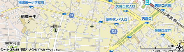 東京都稲城市矢野口1190周辺の地図