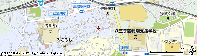 東京都八王子市初沢町1283周辺の地図