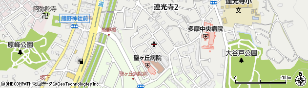東京都多摩市連光寺2丁目68-17周辺の地図