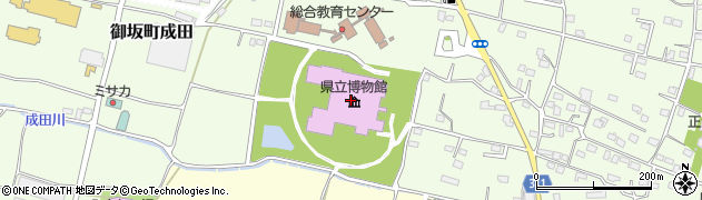 山梨県立博物館（かいじあむ）周辺の地図