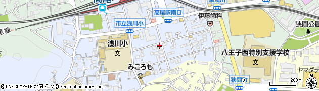東京都八王子市初沢町1306-1周辺の地図