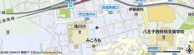 東京都八王子市初沢町1299-6周辺の地図