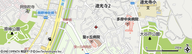 東京都多摩市連光寺2丁目68-18周辺の地図