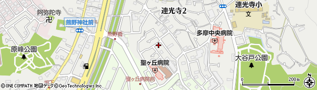 東京都多摩市連光寺2丁目68-14周辺の地図