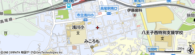 東京都八王子市初沢町1299-8周辺の地図