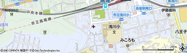 東京都八王子市初沢町1356-1周辺の地図
