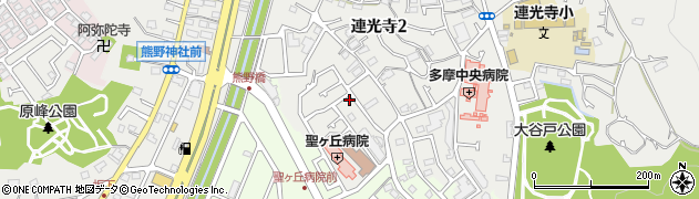 東京都多摩市連光寺2丁目68-3周辺の地図