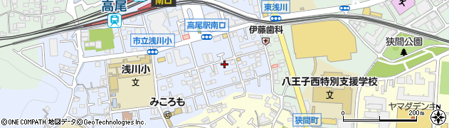 東京都八王子市初沢町1293-1周辺の地図