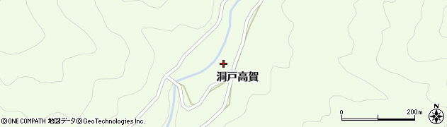 岐阜県関市洞戸高賀周辺の地図