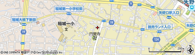 東京都稲城市矢野口1076-1周辺の地図