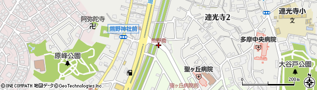 熊野橋周辺の地図