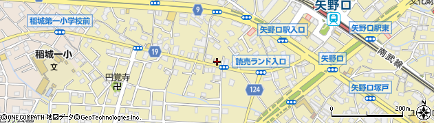 東京都稲城市矢野口770周辺の地図