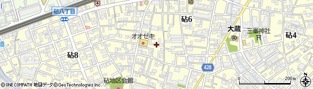 東京都世田谷区砧6丁目27周辺の地図