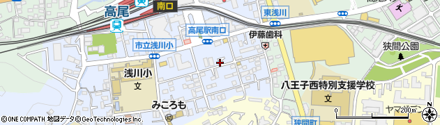 東京都八王子市初沢町1296-7周辺の地図