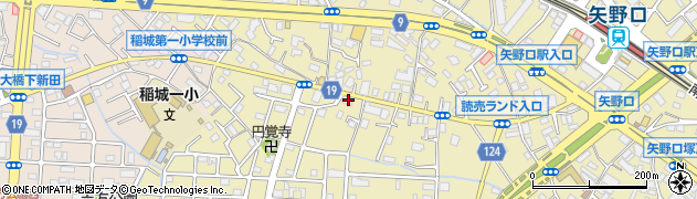 東京都稲城市矢野口1135周辺の地図