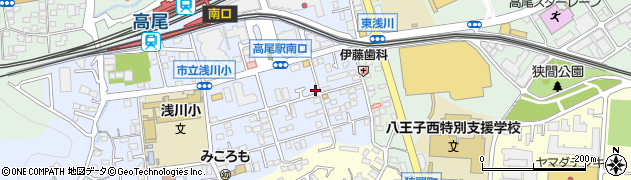 東京都八王子市初沢町1296-15周辺の地図