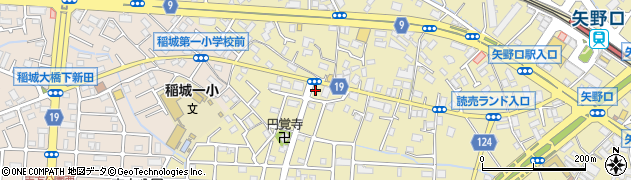 東京都稲城市矢野口1108周辺の地図