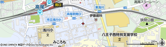 東京都八王子市初沢町1296-16周辺の地図