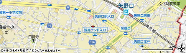 東京都稲城市矢野口714周辺の地図