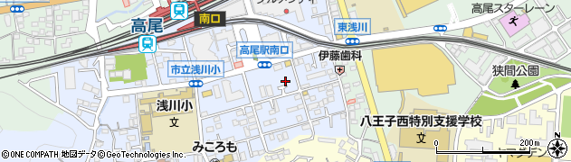東京都八王子市初沢町1296-11周辺の地図