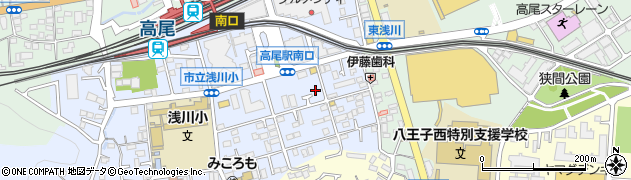東京都八王子市初沢町1296-12周辺の地図