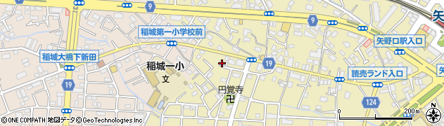 東京都稲城市矢野口1007周辺の地図
