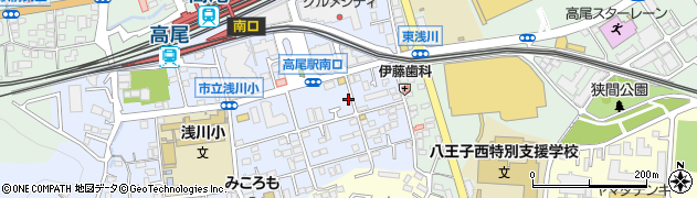 東京都八王子市初沢町1296-17周辺の地図