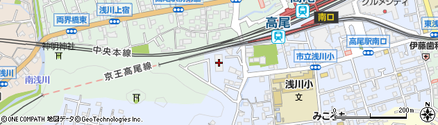 東京都八王子市初沢町1464-3周辺の地図