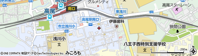 東京都八王子市初沢町1298-7周辺の地図