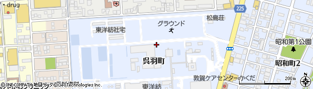 福井県敦賀市呉羽町周辺の地図