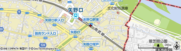 東京都稲城市矢野口323周辺の地図