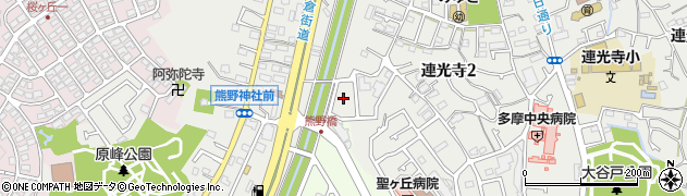 東京都多摩市連光寺2丁目74-14周辺の地図