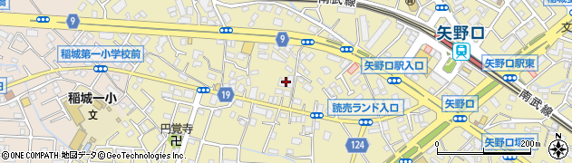 東京都稲城市矢野口774周辺の地図
