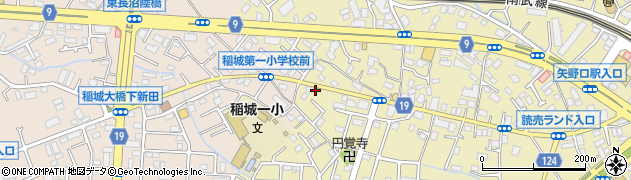 東京都稲城市矢野口991周辺の地図
