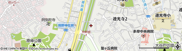 東京都多摩市連光寺2丁目74-13周辺の地図
