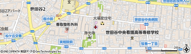 世田谷区立郷土資料館周辺の地図