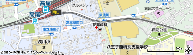東京都八王子市初沢町1277-9周辺の地図